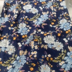 Women Dress Blue Printed Size Xl