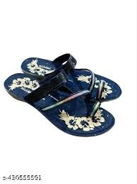 Women Slipper Blue Colour Size 3