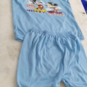 Sky Blue Color T Shirt And Shorts For Kids Boy Size 30