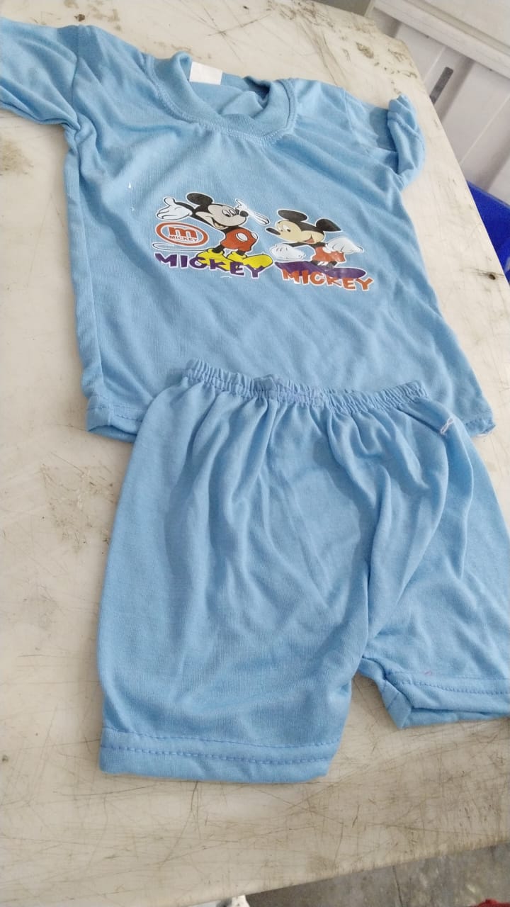 Sky Blue Color T Shirt And Shorts For Kids Boy Size 30