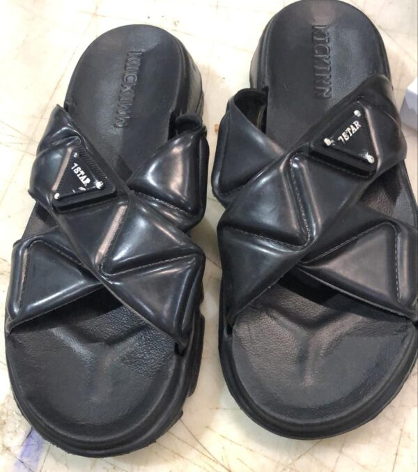 Black Color Slipper For Women Size 37