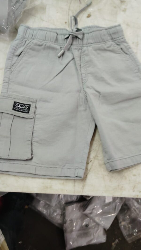 Boycode Kids Boy Half Pant Grey Size 7 To 8 Years