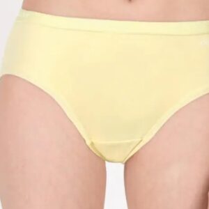 Fruit Of The Loom Women Lemon Colour Panty Size L