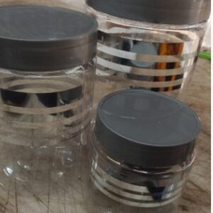 Plastic Transparent Container Pack Of 3