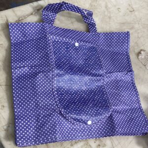 Lavender Color Foldable Handbag