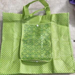 Green Color Foldable Handbag