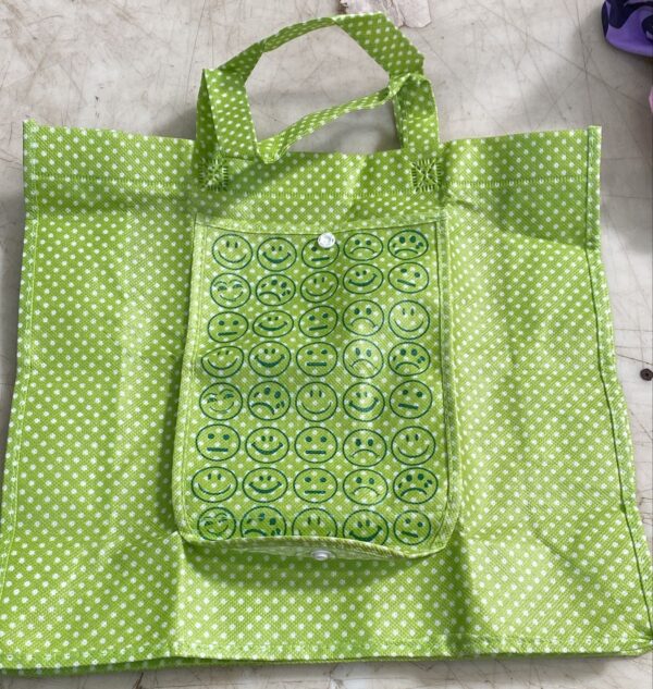 Green Color Foldable Handbag