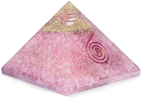 Rose Quartz Crystal Pyramid