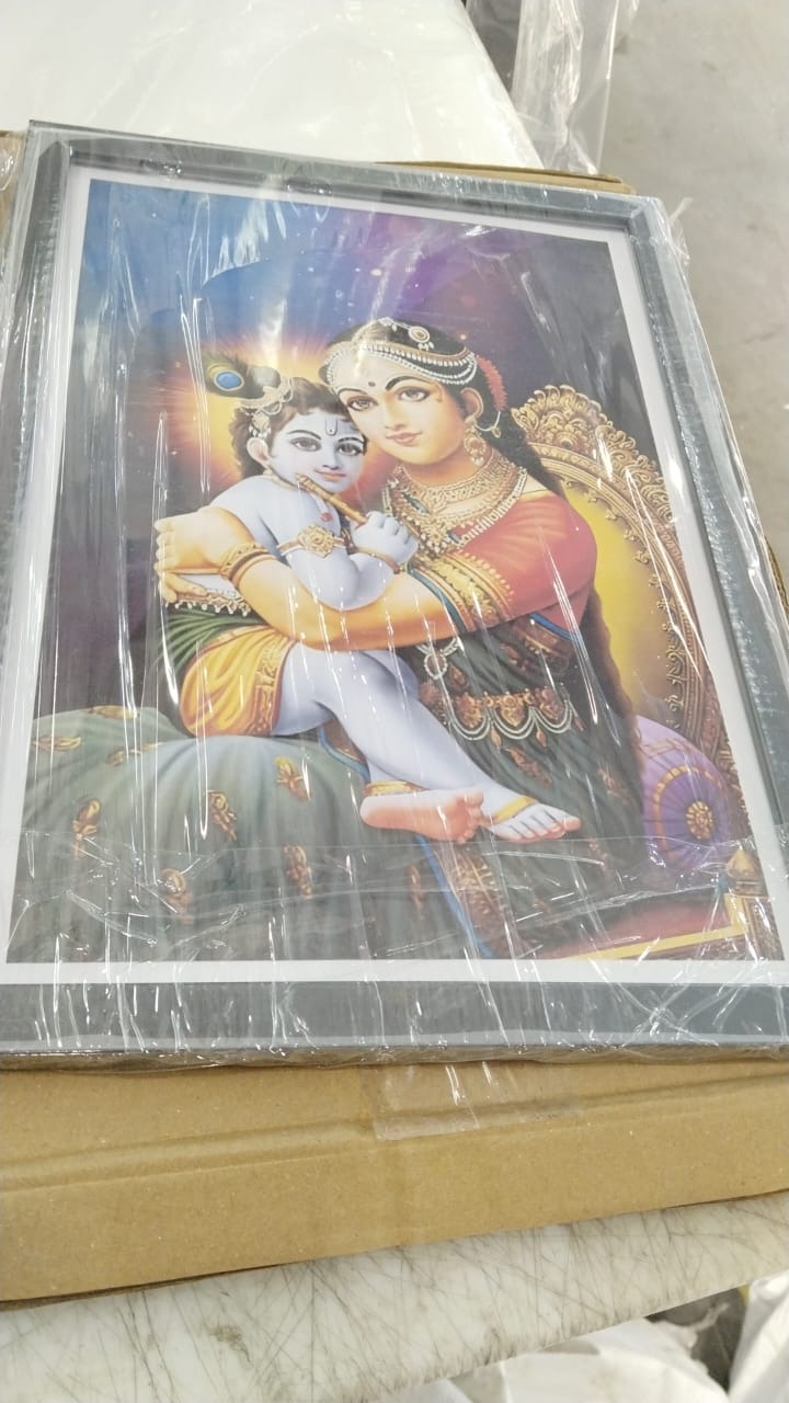 Krishna And Yashoda Picture 12 X 6 Inches