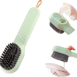 Soap Dispensing Cleaning Brush With Handle 2 In 1