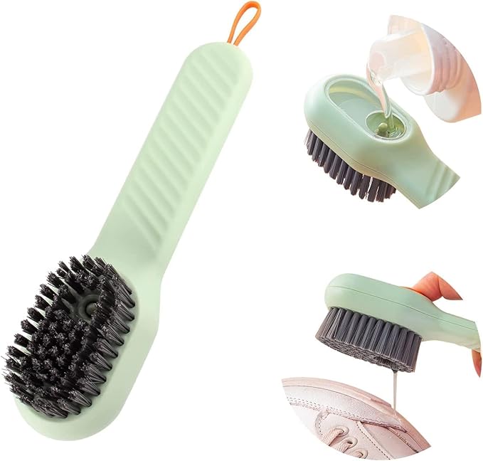 Soap Dispensing Cleaning Brush With Handle 2 In 1