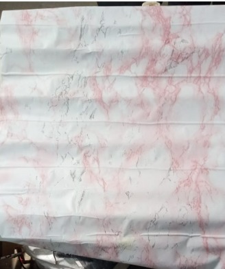 Light Pink Printed Wall Paper 3 Mtr