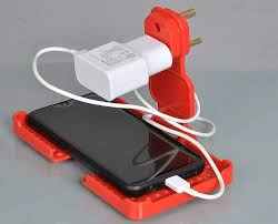 Multi Purpose Mobile Charging Stand Red