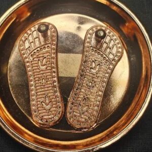 Laxmi Mata Foot In Metal Colour For Pooja