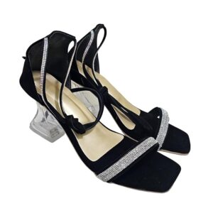 Women Sandal Size 41 Black Colour
