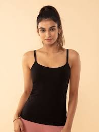 Xports Women Bra Attached Camisole Black Size M
