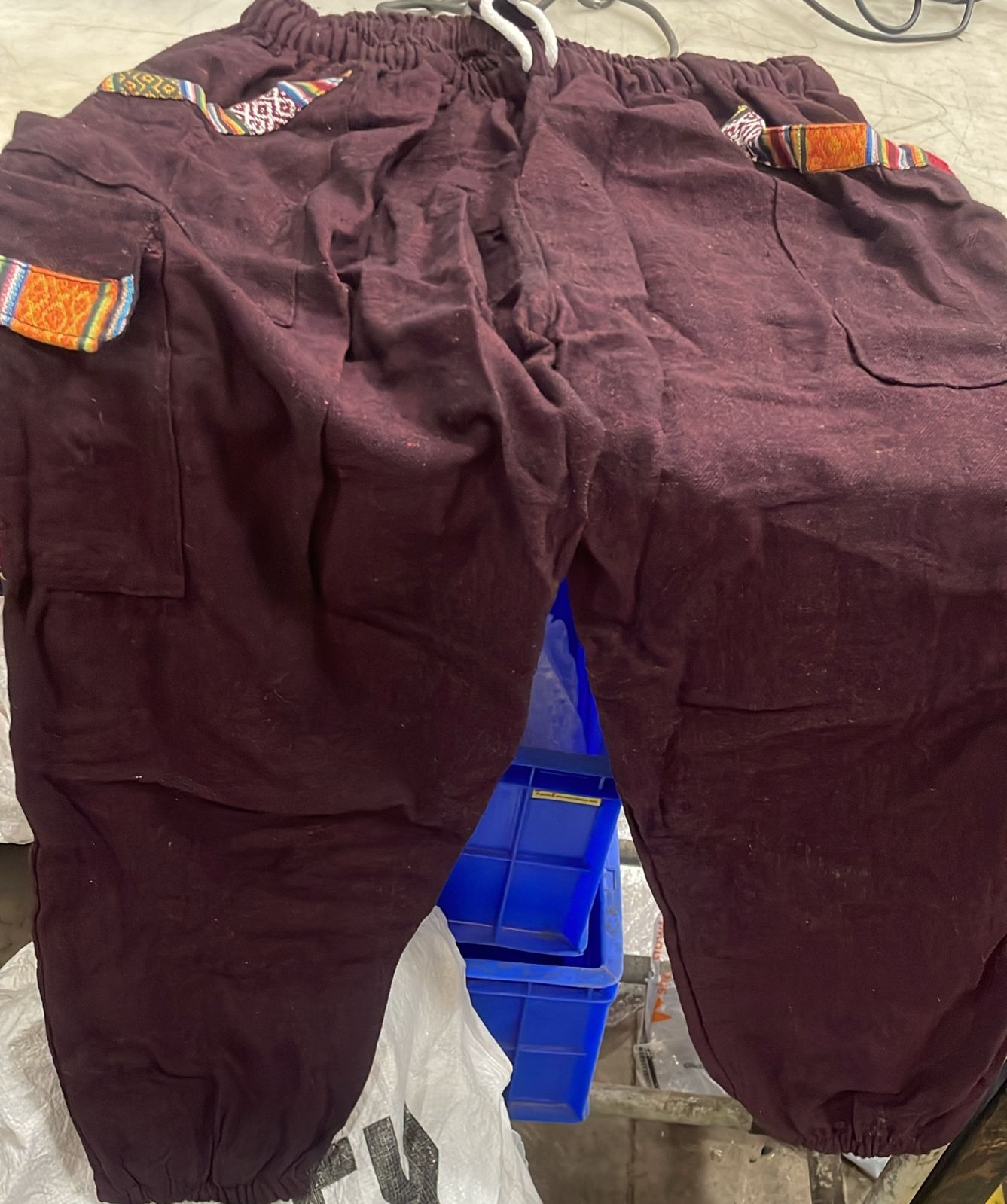 Women Purple Color Lower Size M