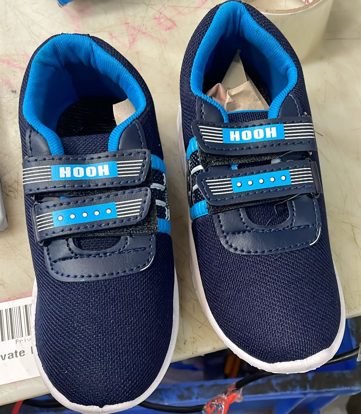 Kids Zone Blue Color Kids Lightning Shoe Size 1