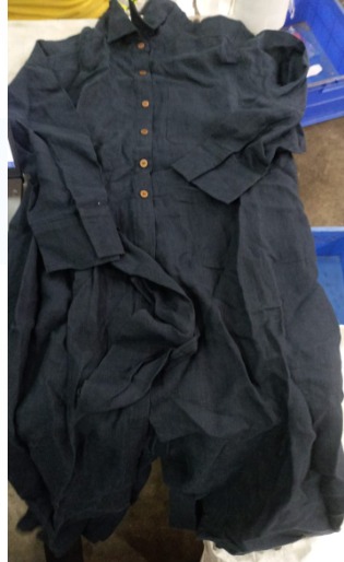 The Good Rebel Women Kurta Navy Blue Colour Size M