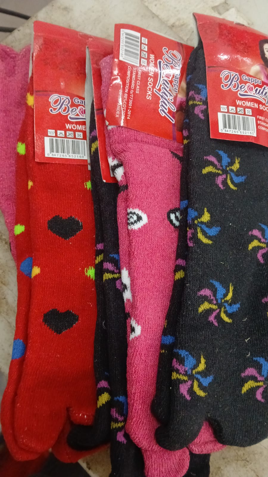 Socks For Women Multicolor Pack Of 5