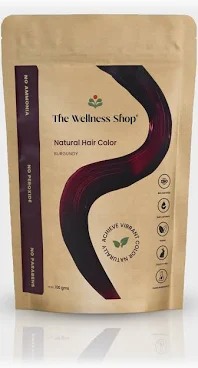 The Wellness Shop Natural Hair Color Burgundy 100 G