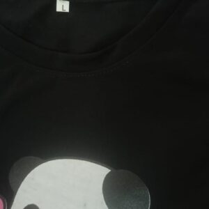 Women T Shirt Size L Color Black