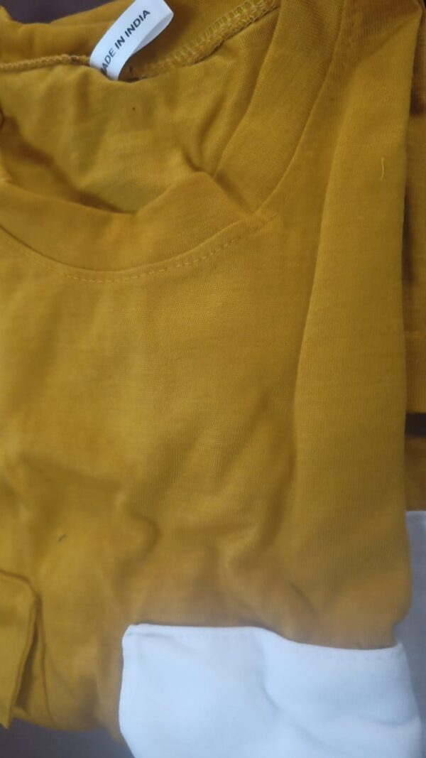 Men T Shirt Size S Color Yellow