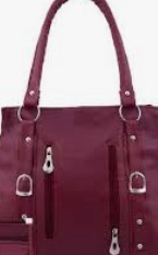 Women Stylish Hand Bag In Red Color