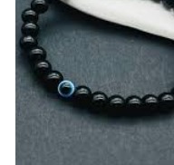 Evil Eye Bracelet In Black Color For Girls