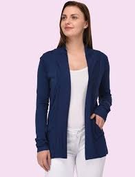 Women Blue Color Shrug Size Xl