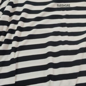 Men Black And White Full Sleeve T Shirt Size Xxl