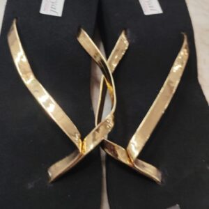 Women Black Color Slippers High Heel Size 6