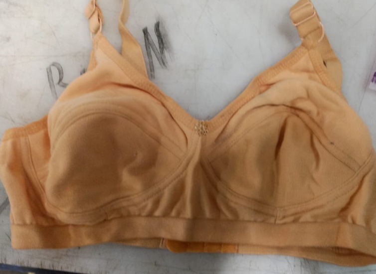 Women Bra Cream Colour Size 36