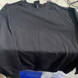 Men Black Color Swag Shirt Full Sleeve Size M