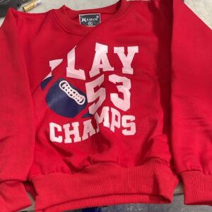 Kids Red Printed Swag Shirt Full Sleeve Size 7 To 8Y