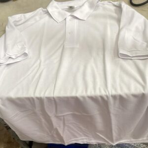 Women White Color T Shirt Half Sleeve Size 44