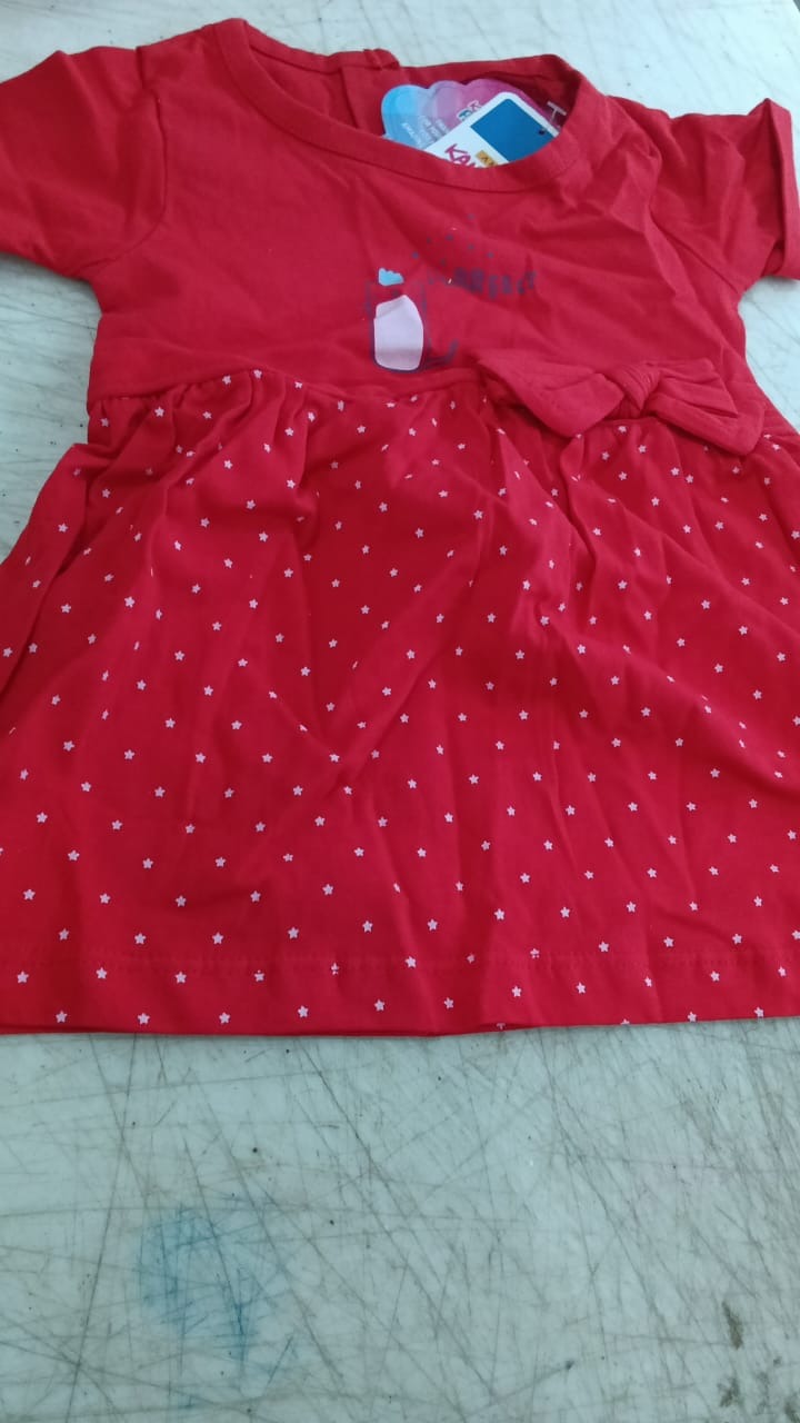 Kandy Floss Kids Girls Red Dress Size 6 To 12 Month
