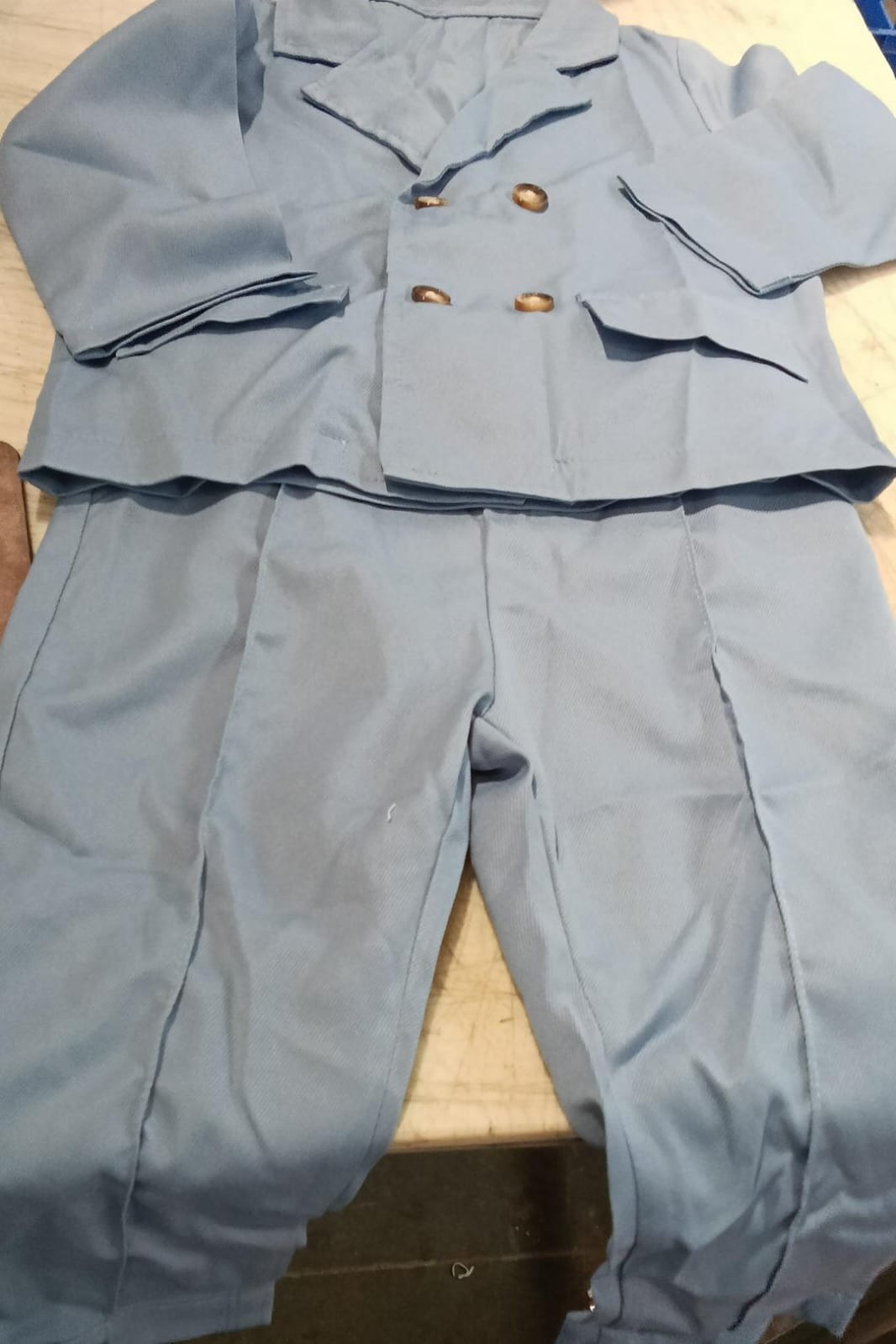 Kids Boys Blue Color Blazer With Trousers Size 12 To 18 Month