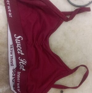 Women Bra Maroon Colour Size 32