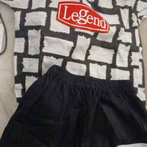 Dress For Kids Color Black White Size 18 To 24 Month