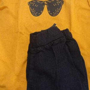 Dress For Kids Colour Yellow Black Size 3 To 4 Yrs