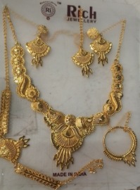 Gold Plated Necklace Set For Women