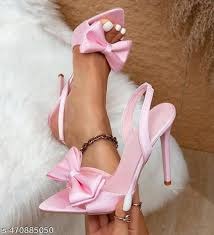 Women Heels Sandal Pink Size 36