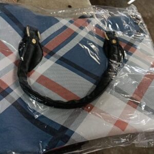 Women Handbag Blue White Colour
