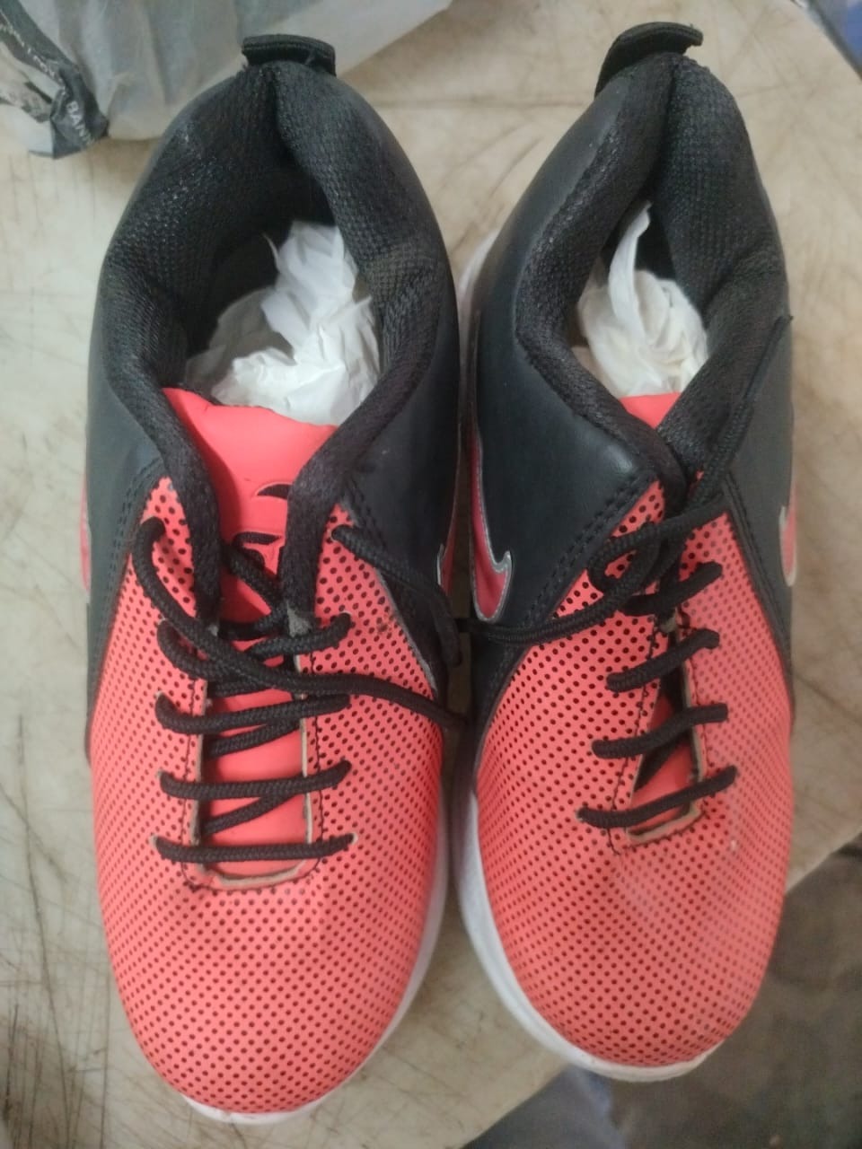 Women Red Colour Fancy Shoes Size 4