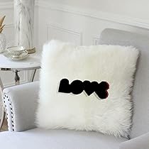 Pickkart Ruu Square Pillow White Colour