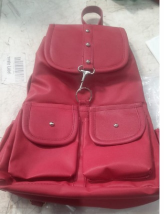 Girls College Backpack Maroon