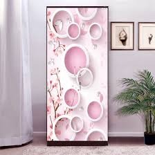 Pink Color Printed Extra Shelf Almirah Sticker Size 99 X 219