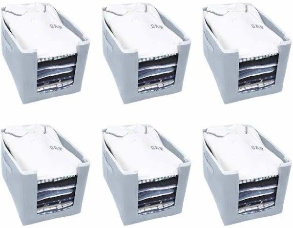 Grey Shirt Stackers Pack Of 6