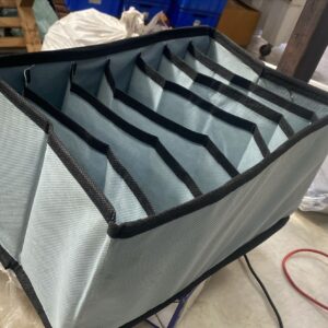 Flexi Fold Cloth Basket Grey Color